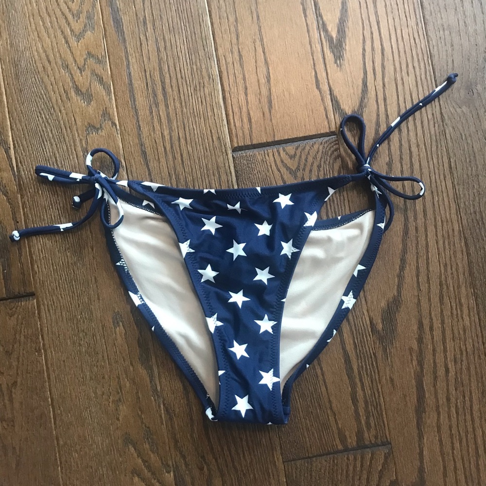 American flag bathing suit bottoms